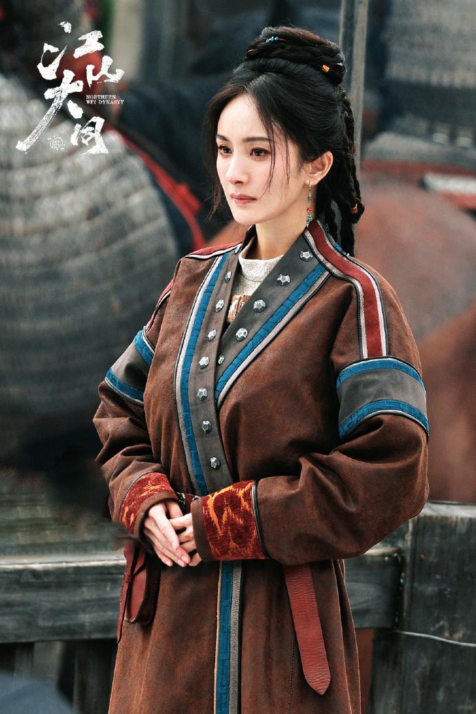 杨幂《江山大同》路透曝光，造型高度还原北魏女奴形象