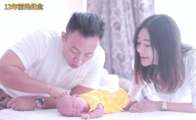 王小骞谭江海为女儿庆生，12岁早早露脸，五官清秀越长越漂亮了