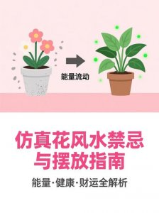 塑胶花会影响家庭风水吗