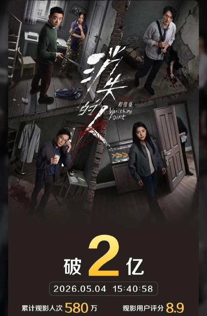 五一档票房逆袭!《消失的人》豆瓣7.7分口碑封王,反超《寒战1994》成冠军