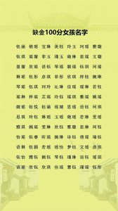 八字命理中缺火缺金 八字缺火缺金女孩名字大全