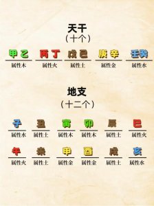 天干地支肢体五行 明日天干地支五行