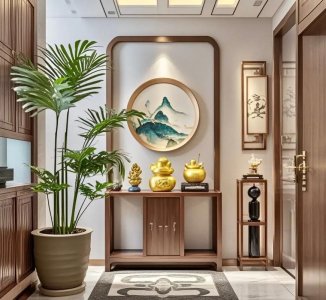 玄关材质讲究风水吗
