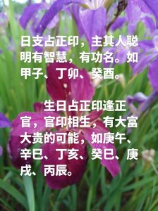 男命八字很多正印 男命八字日支是正印